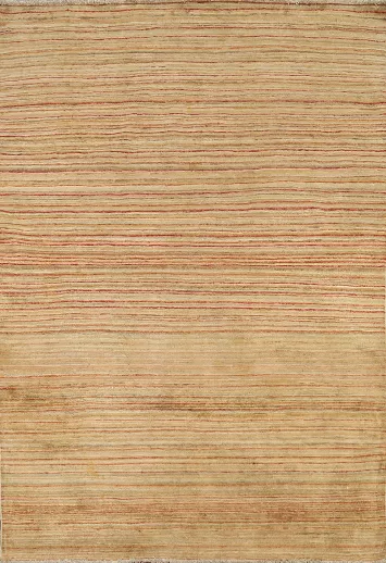 Contemporary Gabbeh Kashkoli Oriental Area Rug 4x6