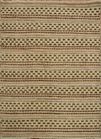 Contemporary Gabbeh Kashkoli Oriental Area Rug 3x4