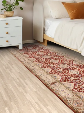 100% Vegetable Dye Fine Agra Oriental Runner Rug 3x10