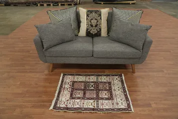 Vegetable Dye Tribal Geometric Sumak Persian Rug 2x4