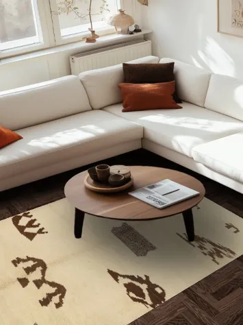 Tribal Moroccan Oriental Area Rug 5x8