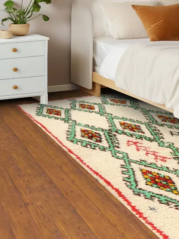 Tribal Geometric Moroccan Oriental Area Rug 5x8