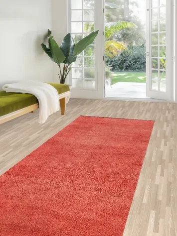 Tribal Moroccan Oriental Runner Rug 3x9