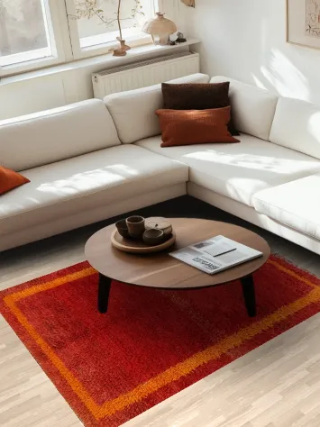 Tribal Moroccan Oriental Area Rug 5x6