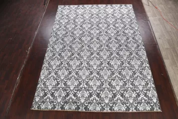 100% Vegetable Dye All-Over Versace Oriental Area Rug 9x12