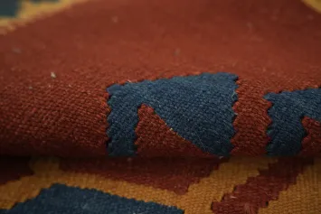 Geometric Kilim Persian Handwoven Traditional Tribal Rug 3x5