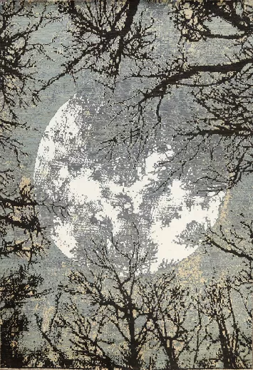 Vegetable Dye Contemporary Abstract Oriental Area Rug 8x10