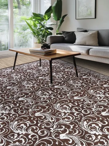 Vegetable Dye Floral Versace Oriental Area Rug 8x10