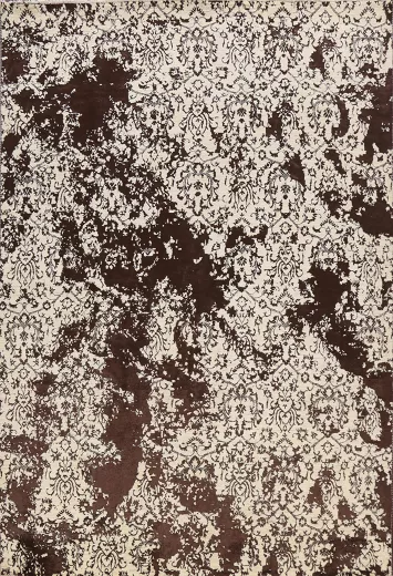 Vegetable Dye All-Over Abstract Oriental Area Rug 8x10