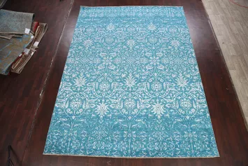 Vegetable Dye All-Over Versace Oriental Area Rug 9x12
