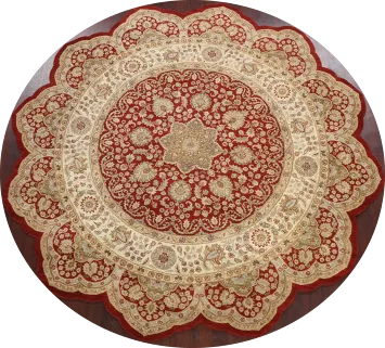 Vegetable Dye Floral Ziegler Oriental Area Rug 8x8