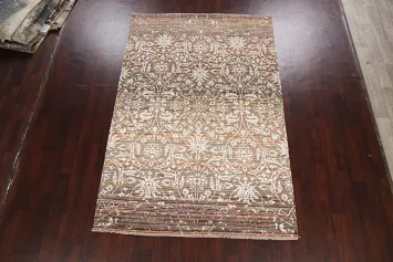 Vegetable Dye All-Over Versace Oriental Area Rug 6x9