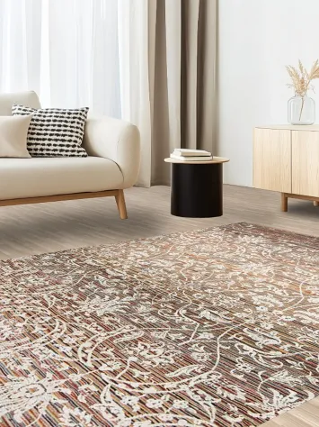 Vegetable Dye All-Over Versace Oriental Area Rug 6x9