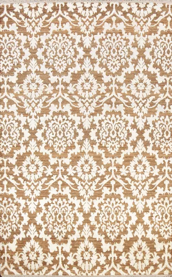 Vegetable Dye All-Over Abstract Oriental Area Rug 4x6