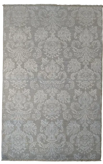All-Over Abstract Oriental Area Rug 4x6