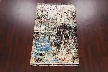 Artistic Modern Abstract Oriental Area Rug 4x6
