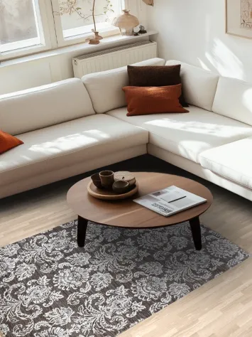 Vegetable Dye All-Over Abstract Oriental Area Rug 4x6