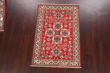 Geometric Kazak Oriental Area Rug 3x5