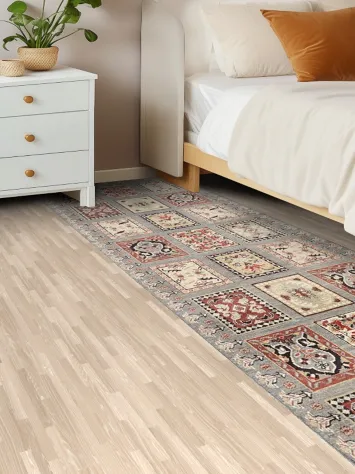 Garden Design Kazak Oriental Runner Rug 3x11