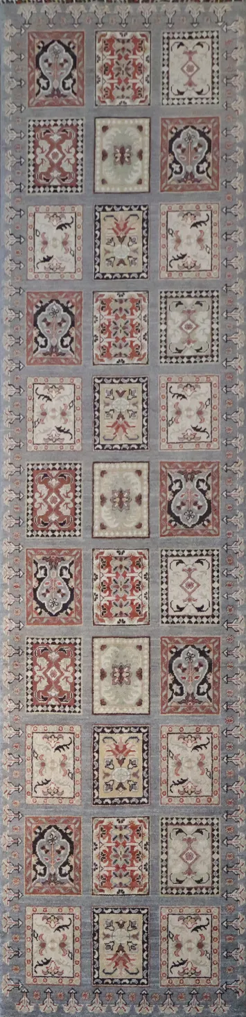 Garden Design Kazak Oriental Runner Rug 3x11