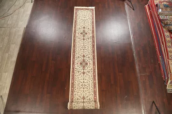 Vegetable Dye Floral Royal Tabriz Oriental Runner Rug 3x20