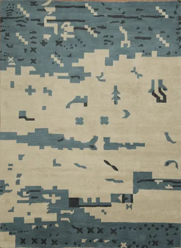 Modern Abstract Area Rug 8x11