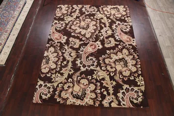 Floral Area Rug 8x11