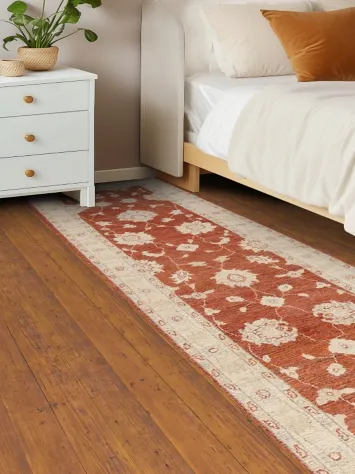 Vegetable Dye Peshawar Chobi Oriental Runner Rug 3x11