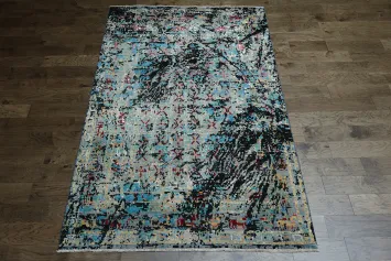 Artistic Modern Abstract Oriental Area Rug 6x9