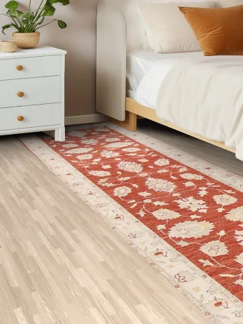 Vegetable Dye Peshawar Chobi Oriental Runner Rug 3x12