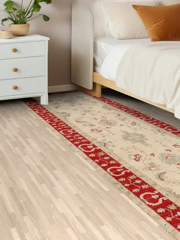 Vegetable Dye Peshawar Chobi Oriental Runner Rug 3x10