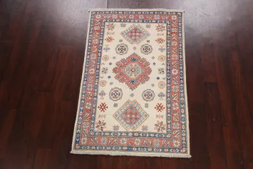 Geometric Kazak Oriental Area Rug 3x5