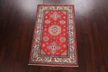 Geometric Kazak Oriental Area Rug 3x5