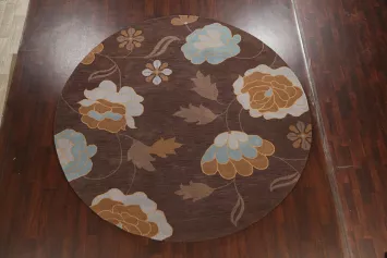 Floral Round Rug 10x10