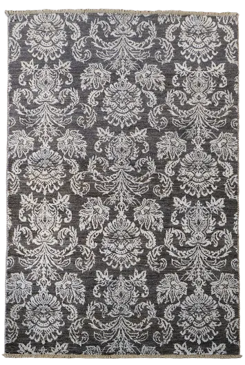 Elegant Floral Damask Rug for Luxurious Home Decor 4'x6'