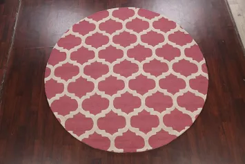 Trellis Round Rug 8x8