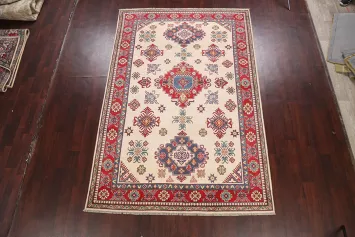 Geometric Kazak Oriental Area Rug 7x10