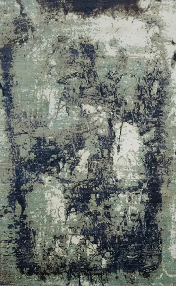 Sophisticated Abstract Art Rug for a Modern Look 6x9