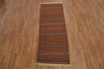 Tribal Kilim Sirjan Persian Runner Rug 2x6