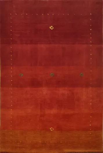 Contemporary Gabbeh Oriental Area Rug 4x6