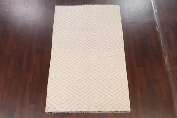 All-Over Geometric Abstract Oriental Area Rug 5x8