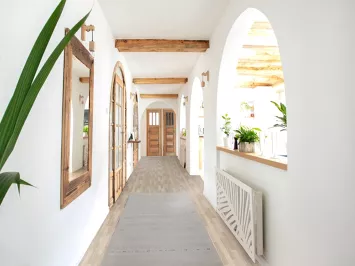 Contemporary Gabbeh Oriental Runner Rug 3x8