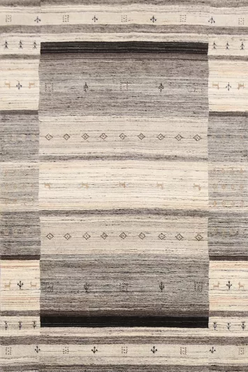 Tribal Gabbeh Oriental Area Rug 5x6