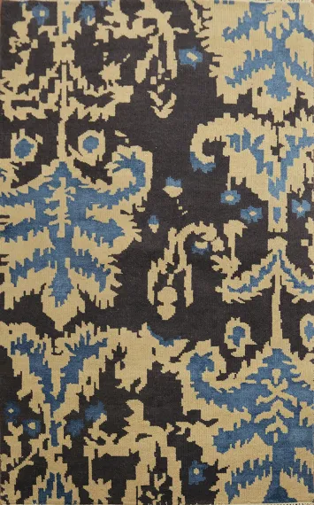 Contemporary Abstract Oriental Area Rug 5x8