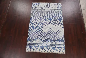 Geometric Abstract Oriental Area Rug 5x8