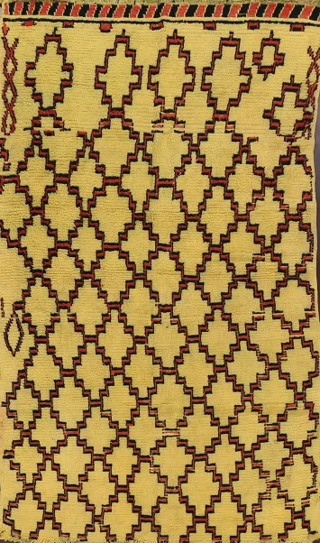 Trellis Moroccan Oriental Area Rug 4x7