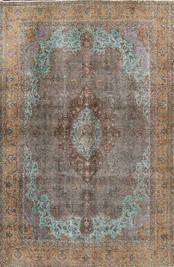 Floral Tabriz Persian Area Rug 9x12