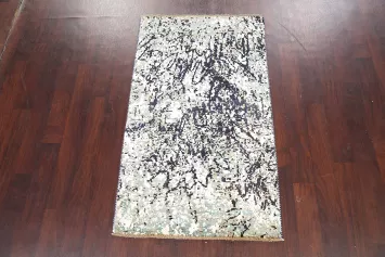 100% Vegetable Dye Abstract Oriental Area Rug 3x5