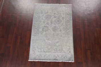 Vegetable Dye Carved Chobi Oriental Area Rug 4x6