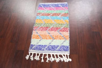 Tribal Moroccan Oriental Area Rug 2x3